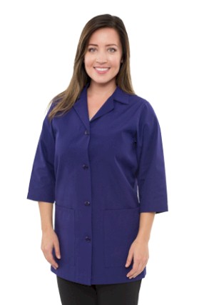 Fame Adults Female Smock Royal Blue Small K72